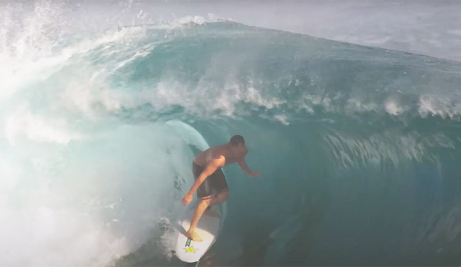 Clay Marzo surfing