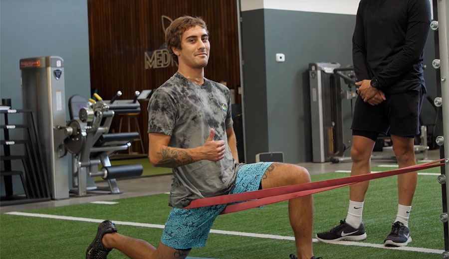 Koa Rothman in the gym