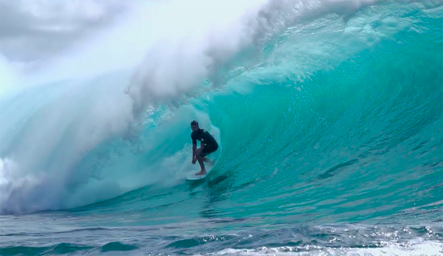 John John Florence in a barrel