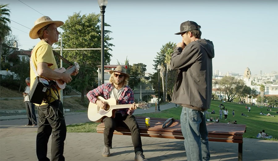 Mason Ho, Tom Curren, Conner Coffin in San Francisco