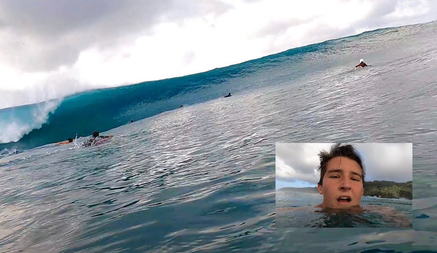 Parker Seidel gets destroyed at Pipeline