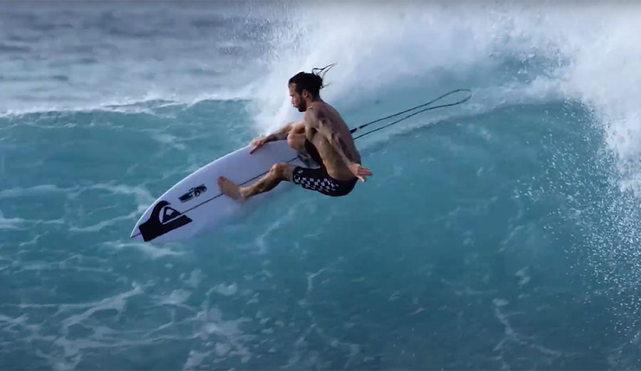 Mikey Wright surfing