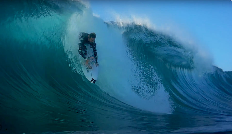 Ryan Callinan surfing