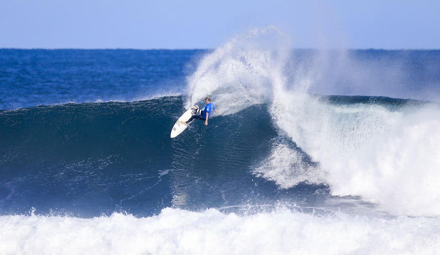 John John Florence surfs Main Break in Margaret River, Western Australia