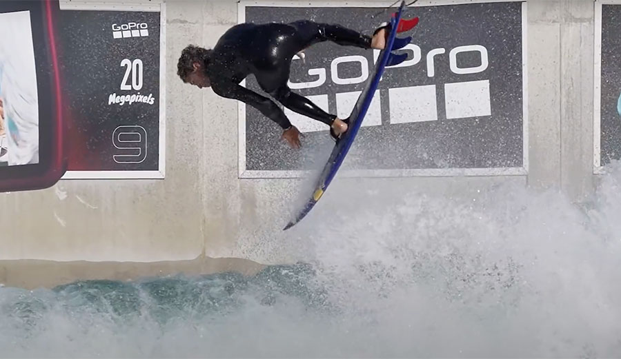 Kai Lenny surfing