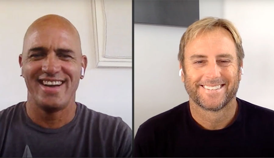Kelly Slater and Ross Williams