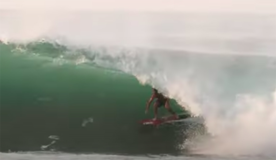 Nathan Florence getting barreled