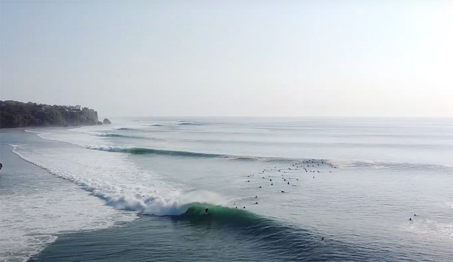 Padang Padang on a west swell