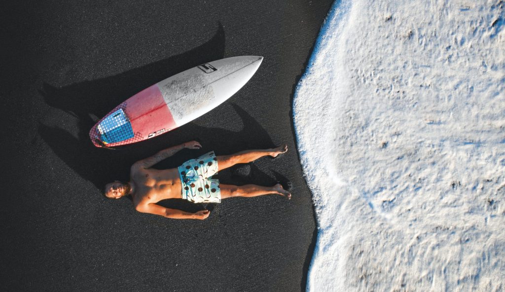 study of depression for surfing and hiking