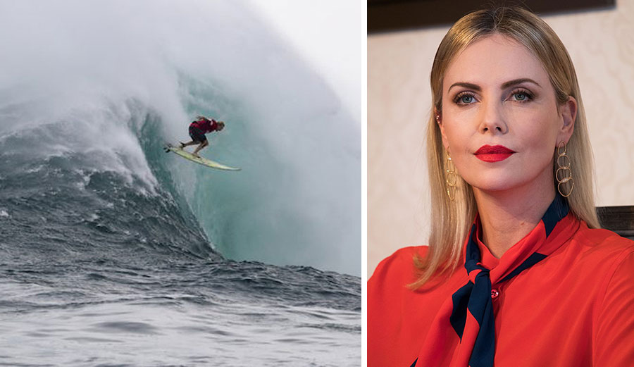 Charlize Theron directing big wave surfing film