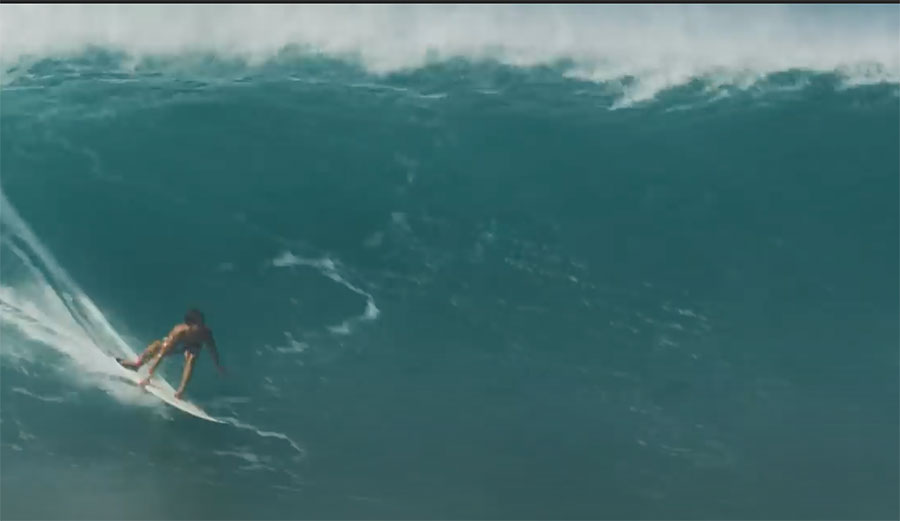 Surfing on the North Shore of Oahu