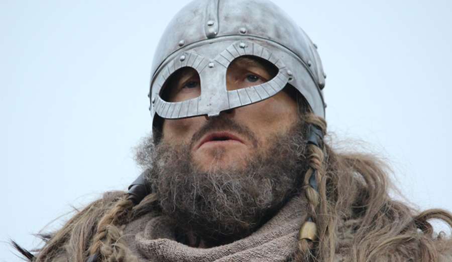 a viking wears a helmet just as cyclists should