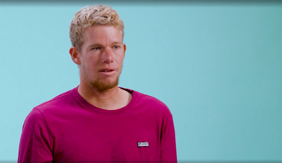 John John Florence talks on video
