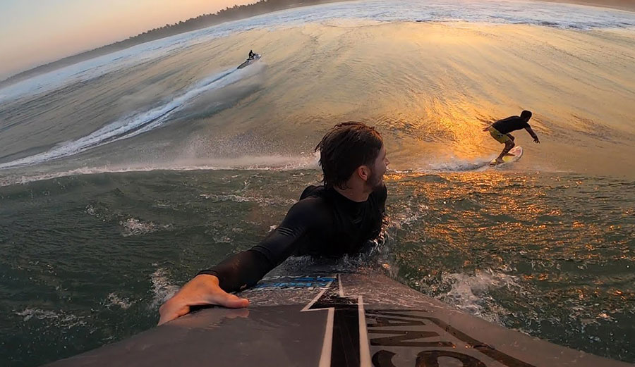 Nathan Florence surfing in Mexico