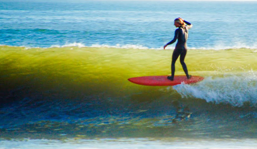 Surfer at Rincon