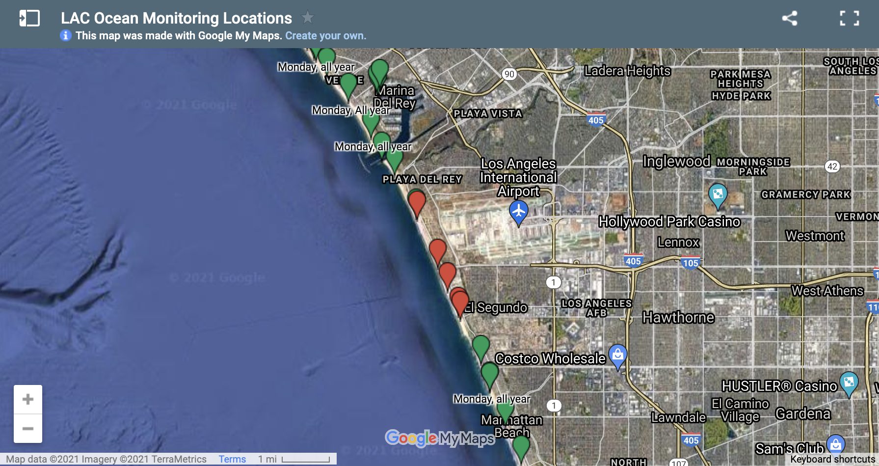 sewage spill affected areas map
