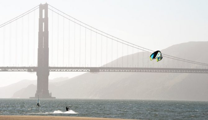 kiteboarding in front of the golden gate bridge claudia lorusso via unsplash