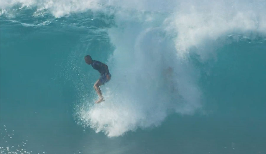 Jack Freestone surfing