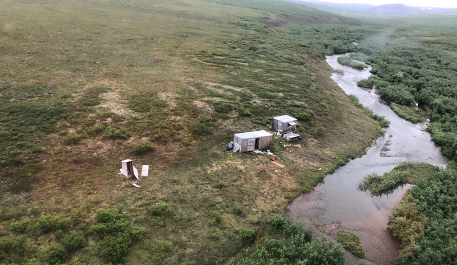 mining claim where bear attacked a man
