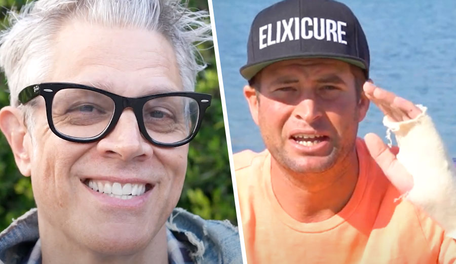Poopies shark attack with Johnny Knoxville