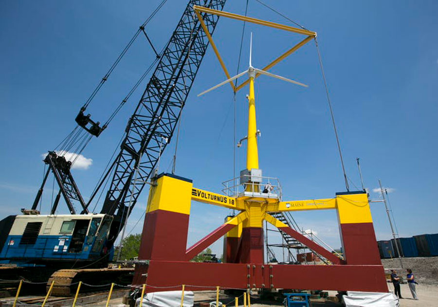 small floating wind turbine