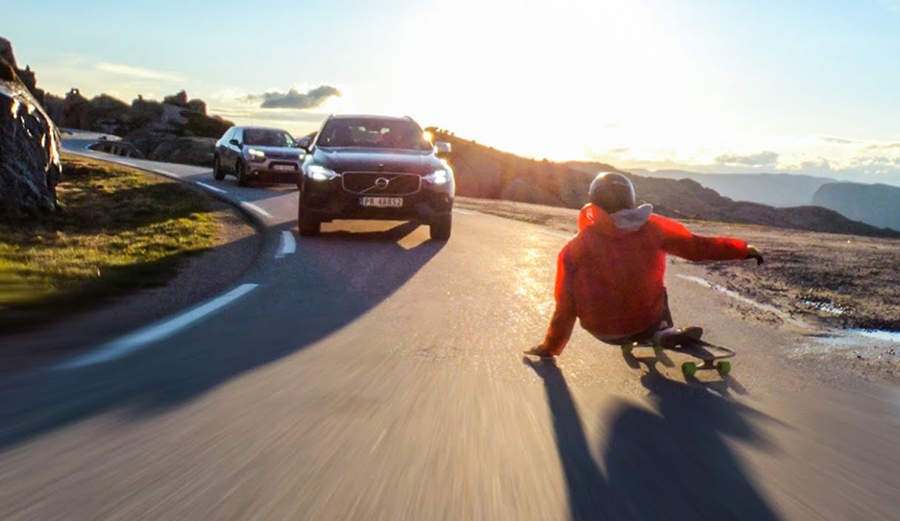 Downhill Skater Josh Neuman Shares His 10 Closest Calls