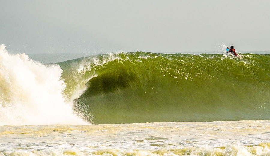 Koa Smith surfing Skeleton Bay