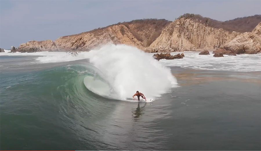 Luke Davis on Mexico surf trip