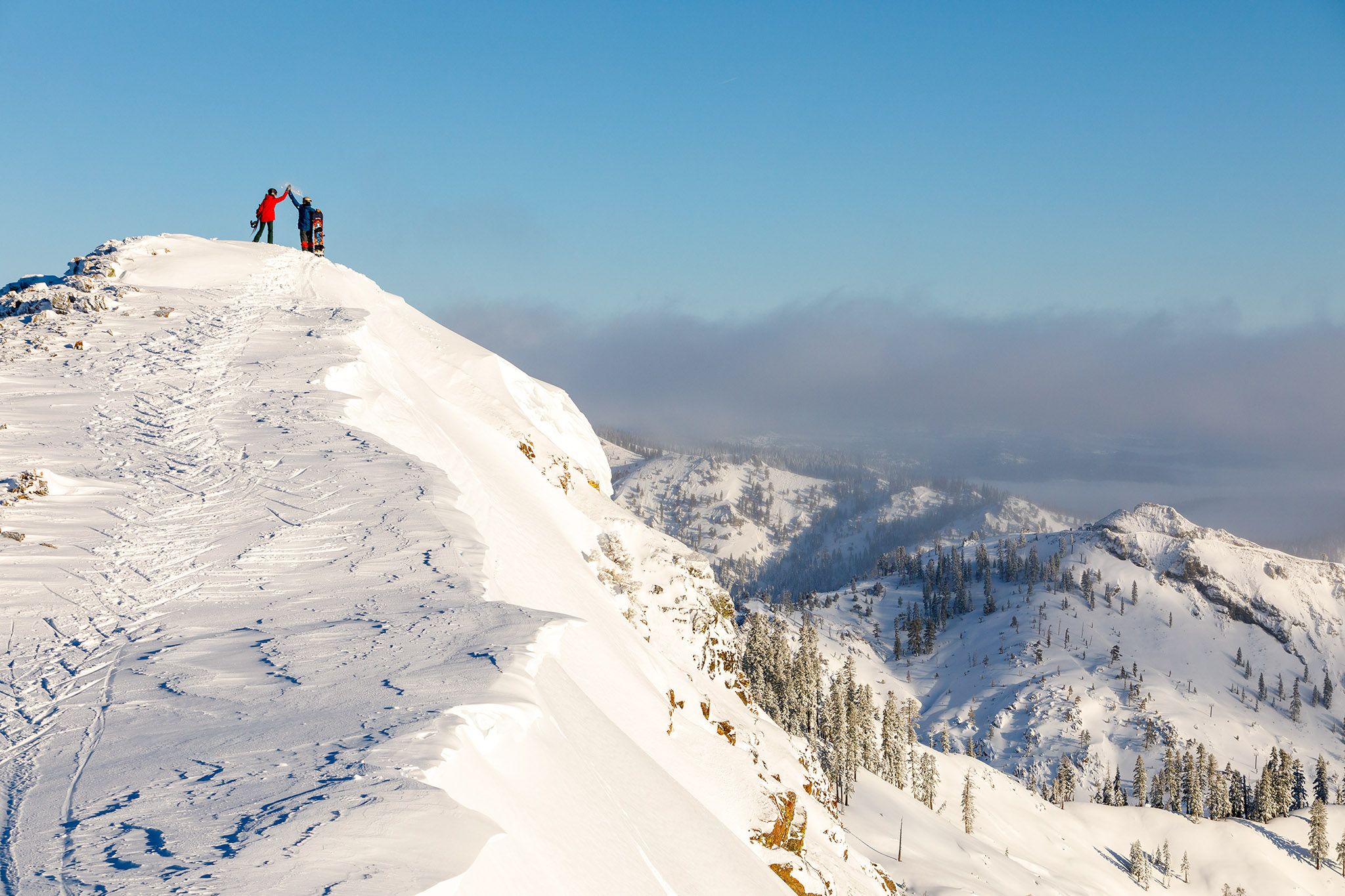 Get ready for real High Fives at Squaw Valley Alpine Meadows. Photo: Ikon Pass