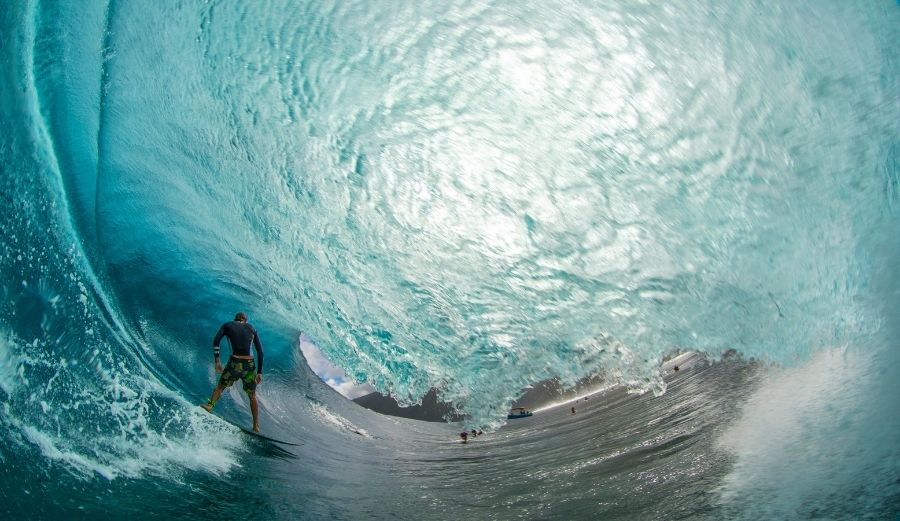 John John Florence Barreled shot by Zak Noyle