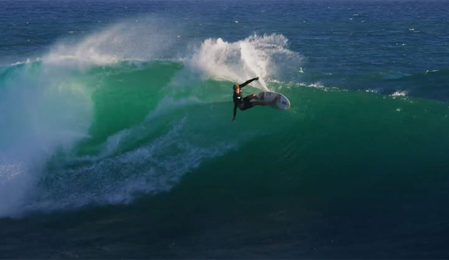 John John Florence surfing goofy