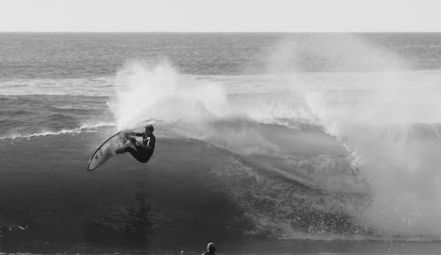 John John Florence surfing in France