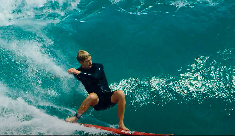 John John Florence surfing