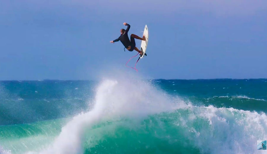 Nathan Florence surfing North Shore