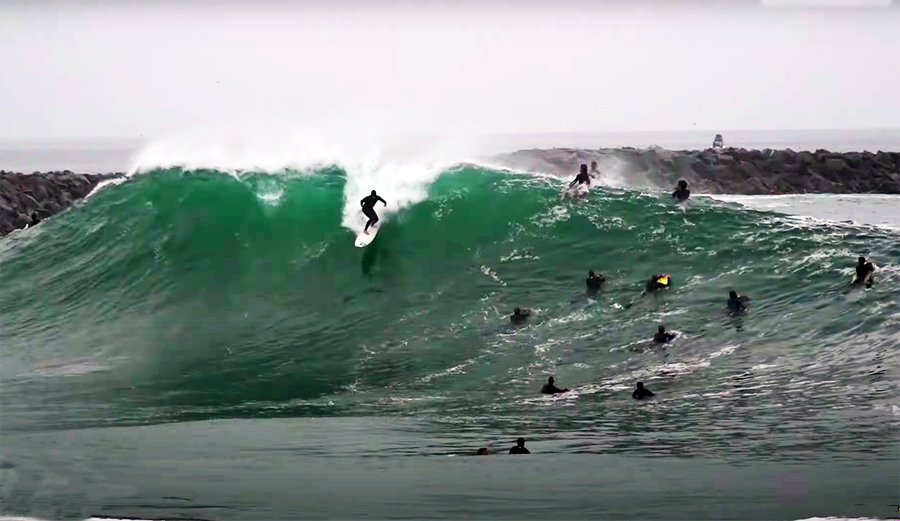 While the Surfing World Focused on Trestles, the Wedge Went Richter