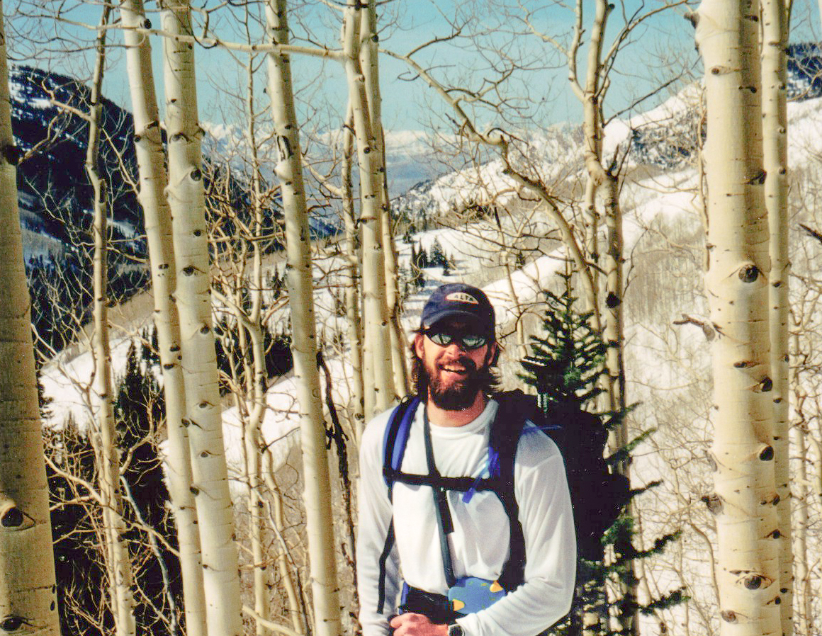 Chris Hudon at home ski bum