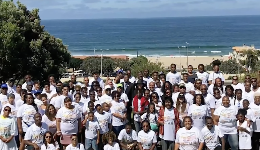Gathering at Bruce's Beach