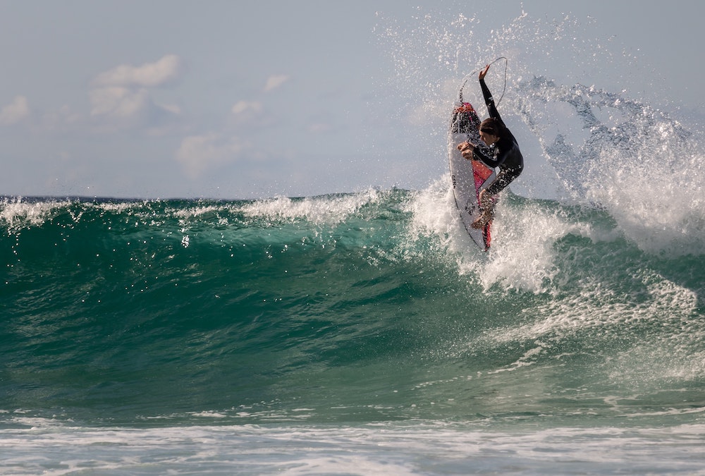 surfing aerial