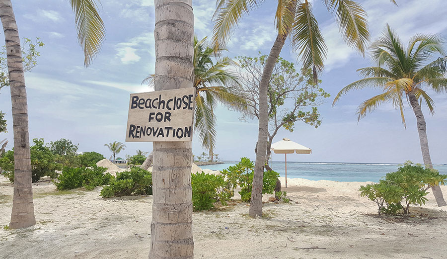Maldives rising seas