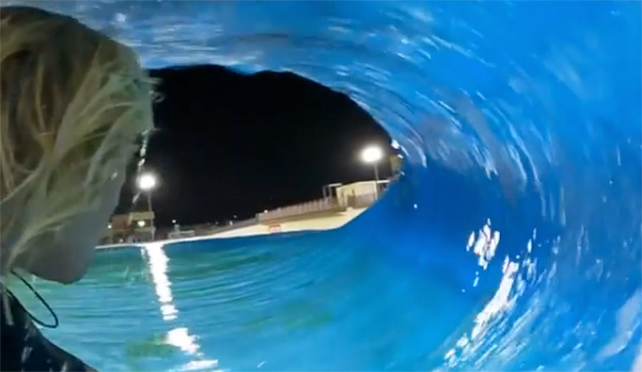 Ben Gravy surfing Wave Park