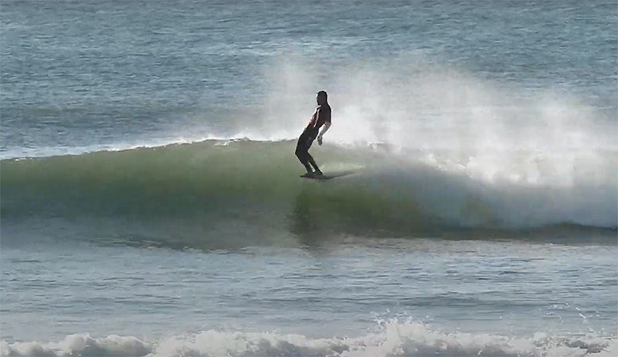First Point Malibu surfer