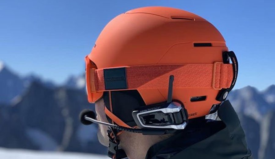 the cardo packtalk ski winter sports communicator lets you stay connected on the slopes