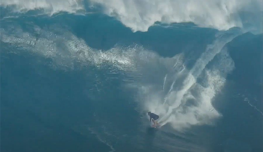Big Wave Awards surfer Kai Lenny at Jaws