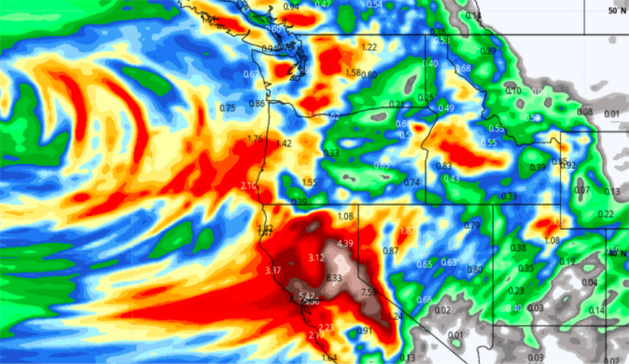 Lake Tahoe to Get Blasted by 'Train of Atmospheric Rivers' and 'Several Feet of Snow'