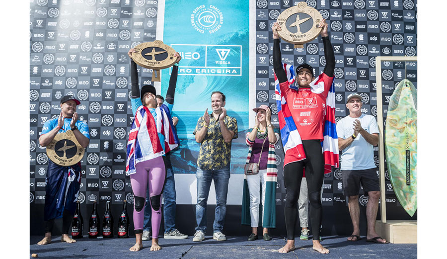 Zeke Lau and Luana Silva win at Portugal