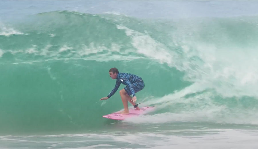 Jamie O'Brien surfing North Shore
