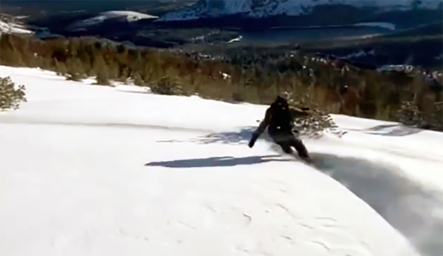 Here are Some of the First Turns of the Sierra Winter