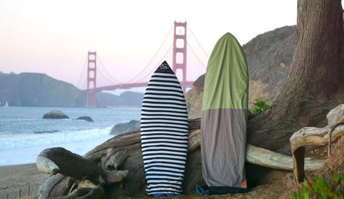 reviewing ho stevie's canvas boardbag and board sock