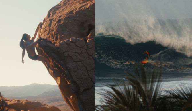 Peak California Jojo Roper Surfing Nina Miller Climbing