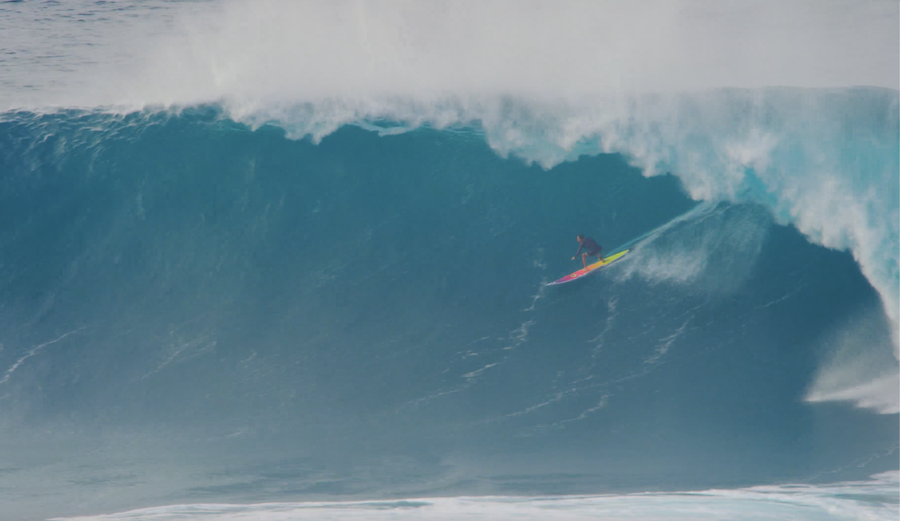 Billy Kemper tucks in at Jaws